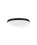 Πλαφονιέρα Οροφής D61,5x5cm LED 25W 3CCT 2500lm Μαύρο Μέταλλο-Ακρυλικό Inlight 42043-Black